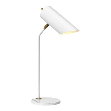 Elstead QUINTO-TL-WAB - Candeeiro de mesa QUINTO 1xE27/8W/230V branco