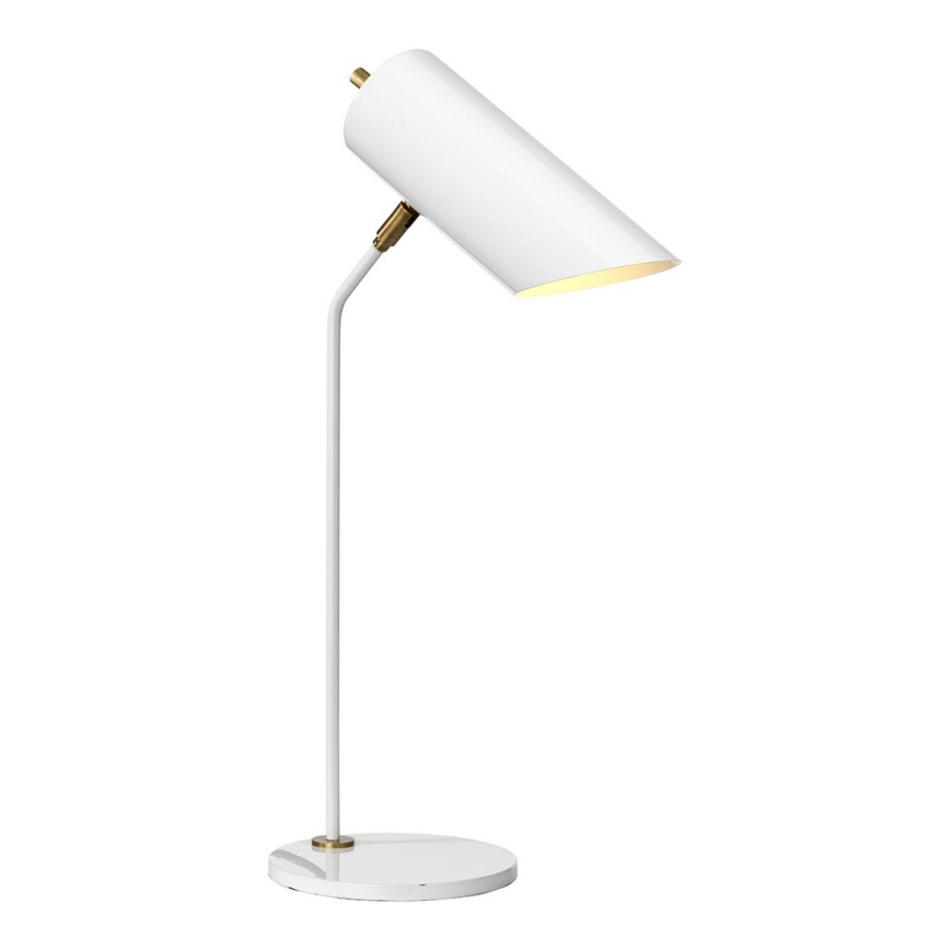 Elstead QUINTO-TL-WAB - Candeeiro de mesa QUINTO 1xE27/8W/230V branco