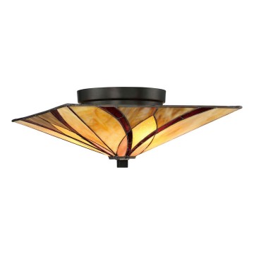 Elstead QZ-ASHEVILLE-F - Iluminação de teto ASHEVILLE 2xE27/60W/230V