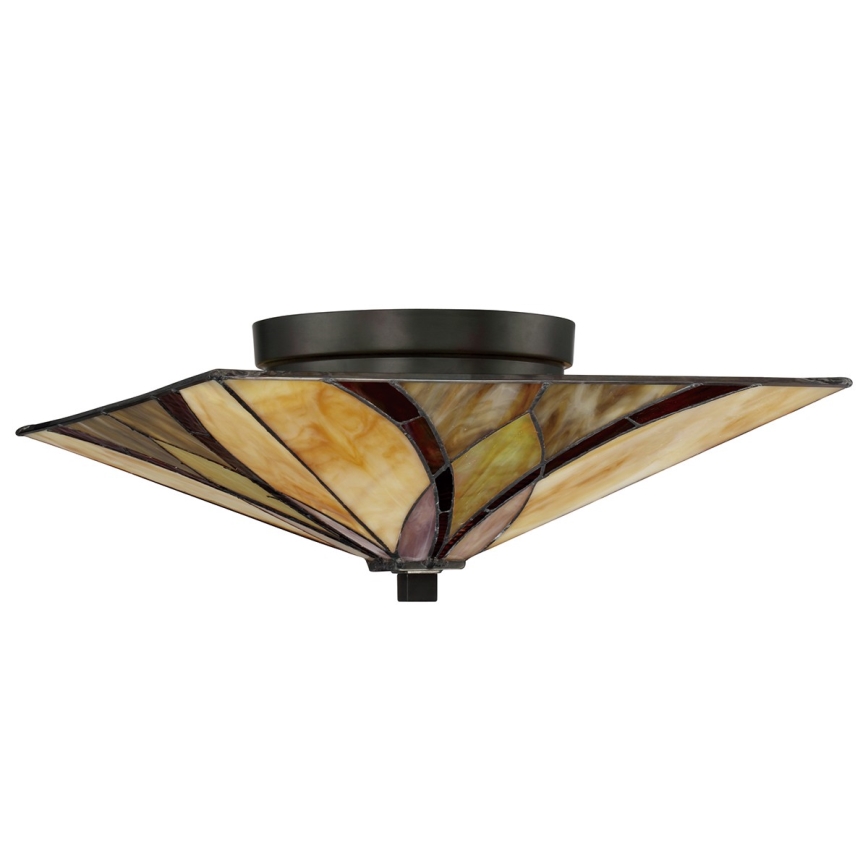 Elstead QZ-ASHEVILLE-F - Iluminação de teto ASHEVILLE 2xE27/60W/230V