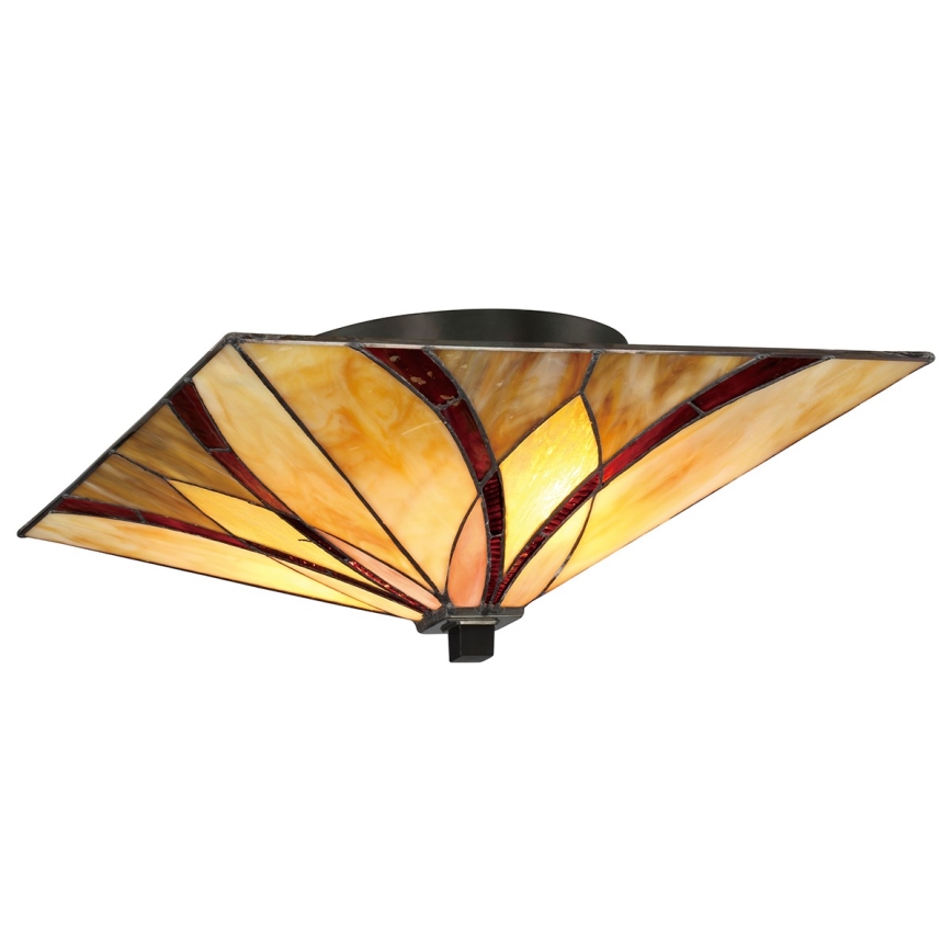 Elstead QZ-ASHEVILLE-F - Iluminação de teto ASHEVILLE 2xE27/60W/230V
