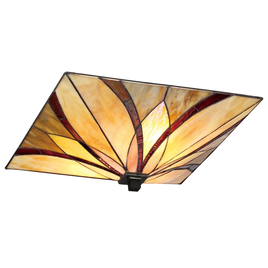 Elstead QZ-ASHEVILLE-F - Iluminação de teto ASHEVILLE 2xE27/60W/230V