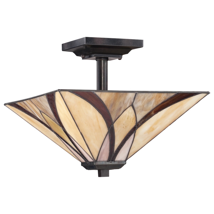Elstead QZ-ASHEVILLE-SF - Candelabro suspenso ASHEVILLE 2xE27/100W/230V