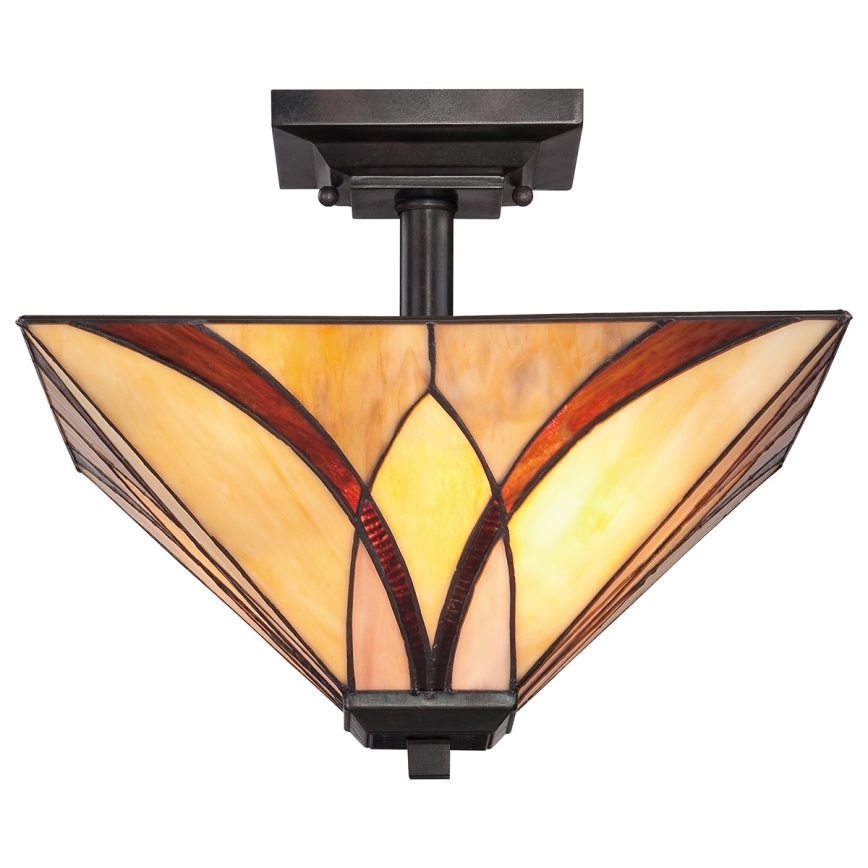 Elstead QZ-ASHEVILLE-SF - Candelabro suspenso ASHEVILLE 2xE27/100W/230V