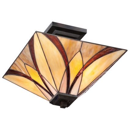 Elstead QZ-ASHEVILLE-SF - Candelabro suspenso ASHEVILLE 2xE27/100W/230V