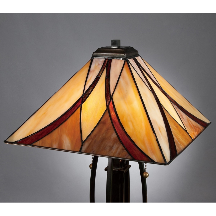 Elstead QZ-ASHEVILLE-TL - Candeeiro de mesa ASHEVILLE 2xE27/60W/230V