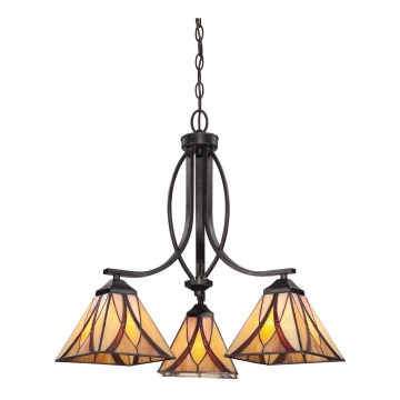 Elstead QZ-ASHEVILLE3 - Candelabro suspenso ASHEVILLE 3xE27/60W/230V