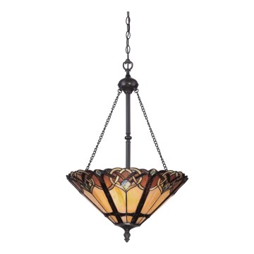 Elstead QZ-CAMBRIDGE-P - Candelabro suspenso BELLE 3xE27/100W/230V