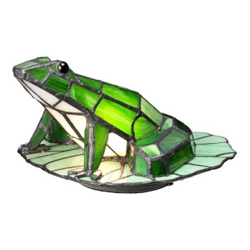 Elstead QZ-FROG-TL - Iluminação decorativa LED TIFFANY 1xG9/3W/12/230V sapo