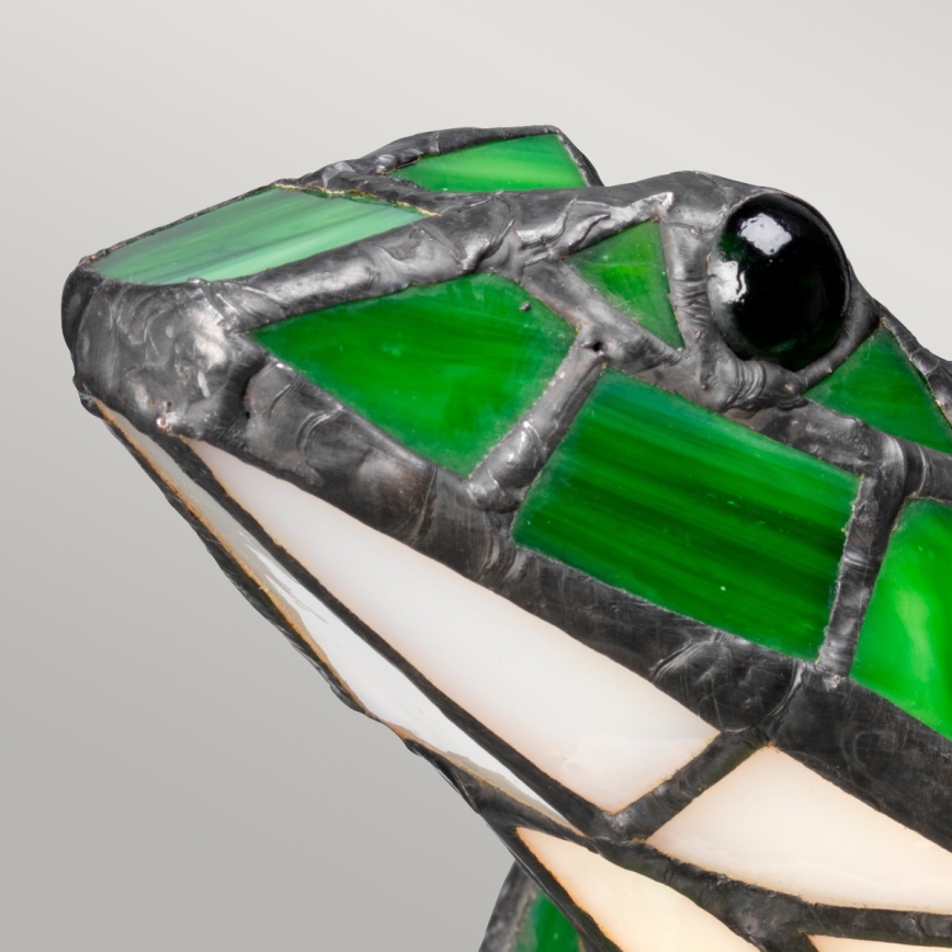Elstead QZ-FROG-TL - Iluminação decorativa LED TIFFANY 1xG9/3W/12/230V sapo