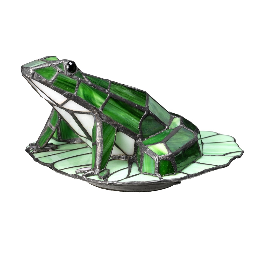 Elstead QZ-FROG-TL - Iluminação decorativa LED TIFFANY 1xG9/3W/12/230V sapo