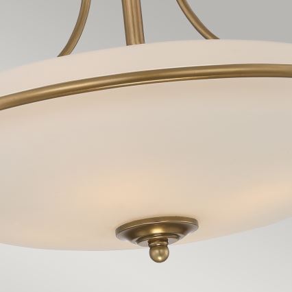 Elstead - Candeeiro integrado GRIFFIN 4xE27/100W/230V latão