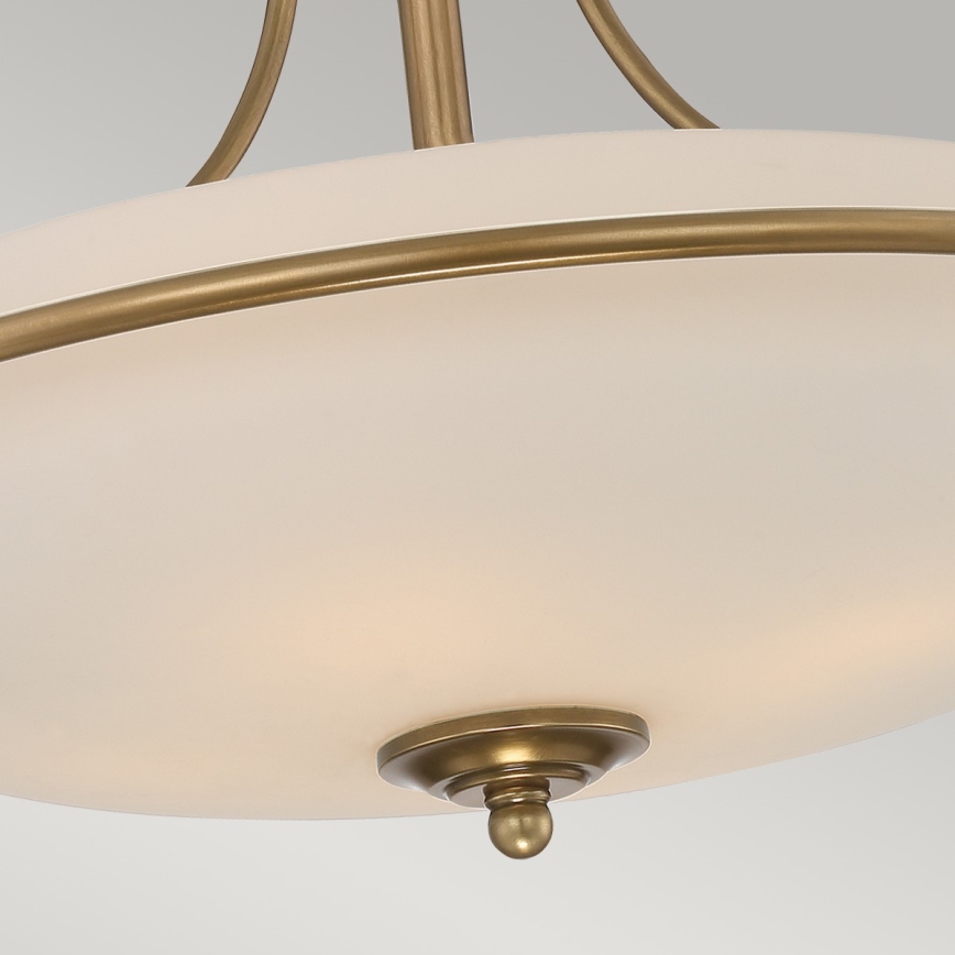 Elstead - Candeeiro integrado GRIFFIN 4xE27/100W/230V latão