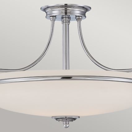 Elstead - Candeeiro integrado GRIFFIN 3xE27/100W/230V cromado brilhante