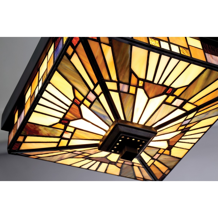 Elstead QZ-INGLENOOK-F - Iluminação de teto exterior INGLENOOK 2xE27/60W/230V IP44