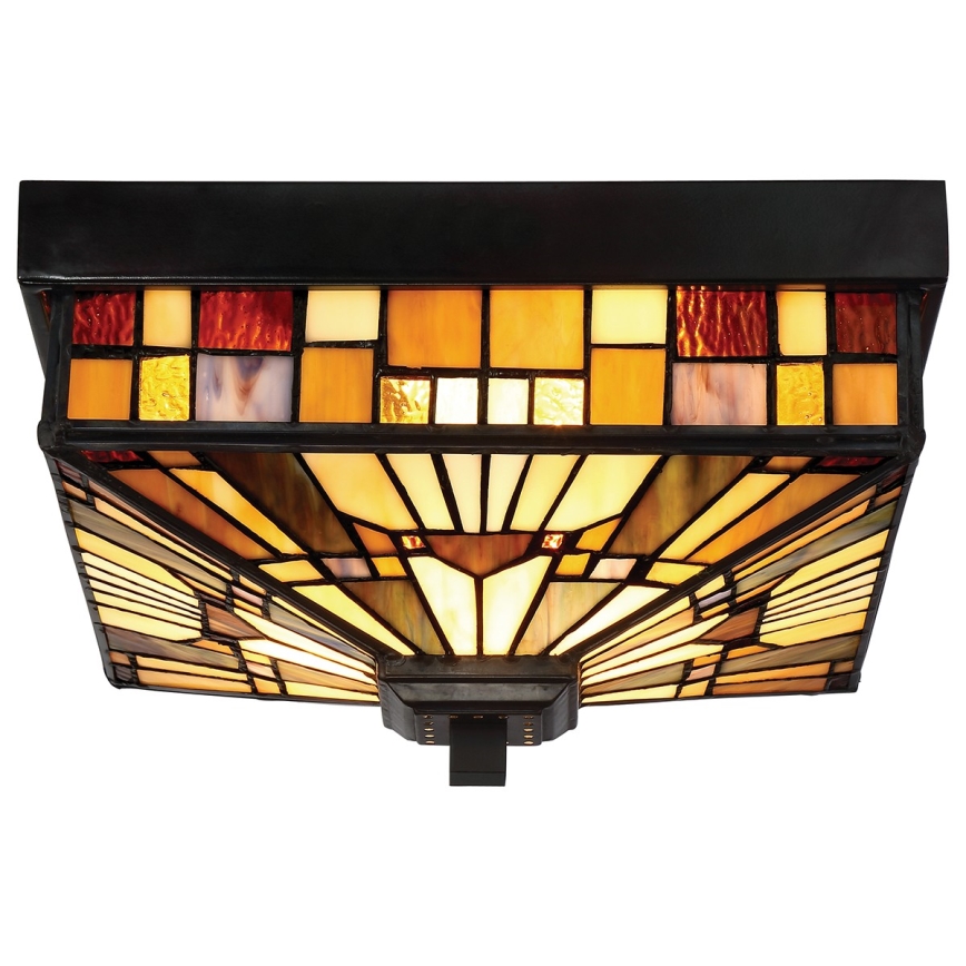 Elstead QZ-INGLENOOK-F - Iluminação de teto exterior INGLENOOK 2xE27/60W/230V IP44