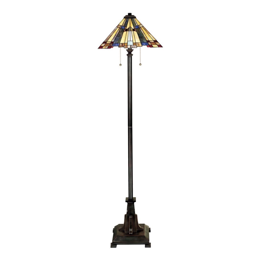 Elstead QZ-INGLENOOK-FL - Candeeiro de chão INGLENOOK 2xE27/60W/230V