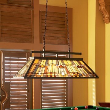 Elstead QZ-INGLENOOK-ISLE - Candelabro suspenso INGLENOOK 3xE27/100W/230V