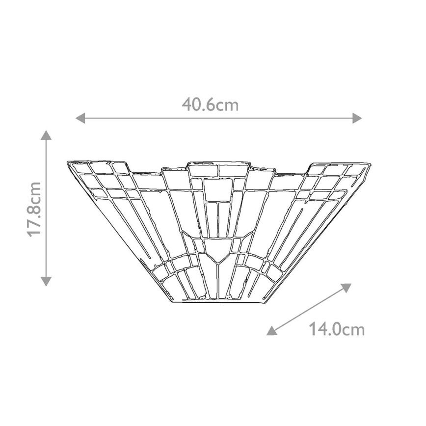 Elstead QZ-INGLENOOK-WU - Iluminação de parede INGLENOOK 2xE14/60W/230V