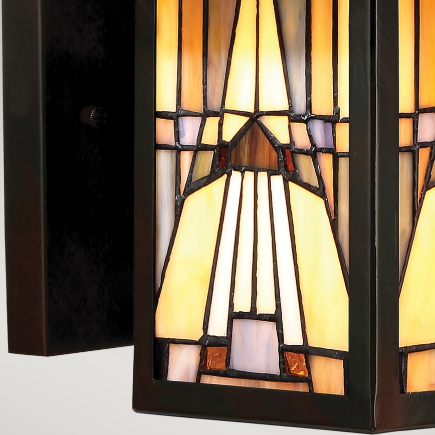Elstead QZ-INGLENOOK2-S - Iluminação de parede exterior INGLENOOK 1xE27/60W/230V IP44