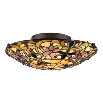 Elstead QZ-KAMI-F - Iluminação de teto KAMI 2xE27/60W/230V