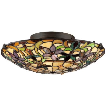 Elstead QZ-KAMI-F - Iluminação de teto KAMI 2xE27/60W/230V