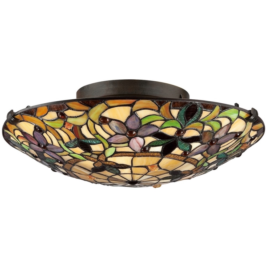 Elstead QZ-KAMI-F - Iluminação de teto KAMI 2xE27/60W/230V