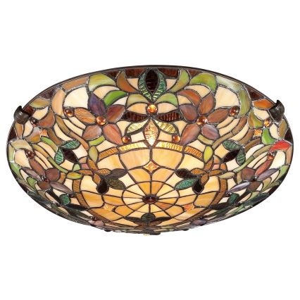 Elstead QZ-KAMI-F - Iluminação de teto KAMI 2xE27/60W/230V