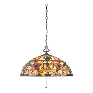 Elstead QZ-KAMI-P - Candelabro suspenso KAMI 3xE27/60W/230V
