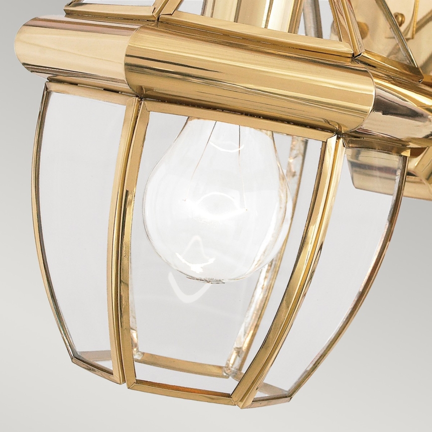 Elstead QZ-NEWBURY2-S-PB - Iluminação de parede exterior NEWBURY 1xE27/150W/230V IP44