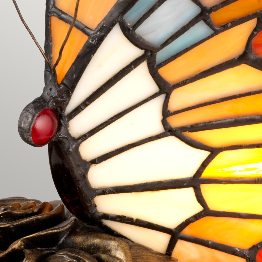 Elstead QZ-OBUTTERFLY-TL - Iluminação decorativa LED TIFFANY 1xG9/3W/12/230V borboleta