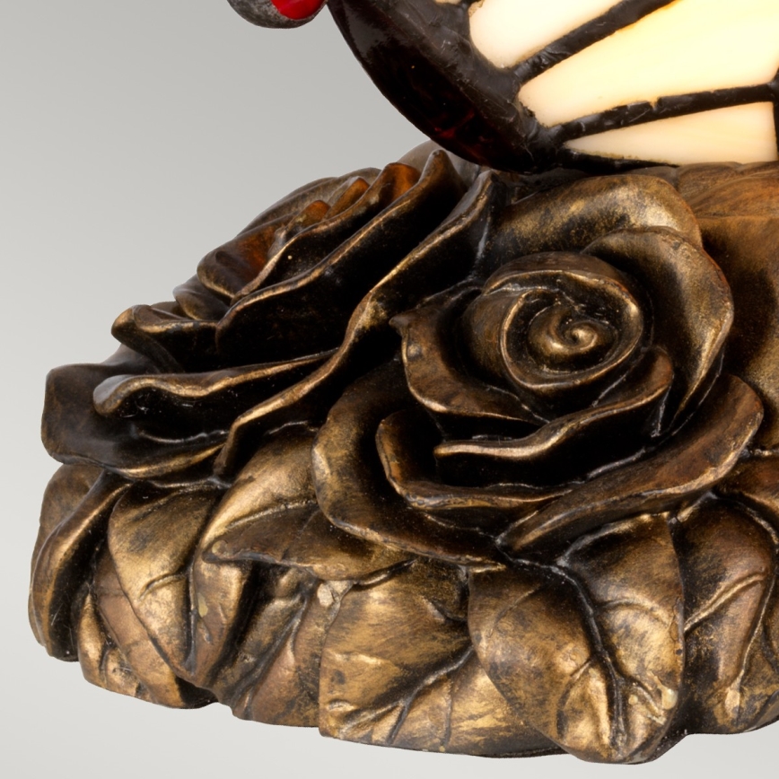 Elstead QZ-OBUTTERFLY-TL - Iluminação decorativa LED TIFFANY 1xG9/3W/12/230V borboleta