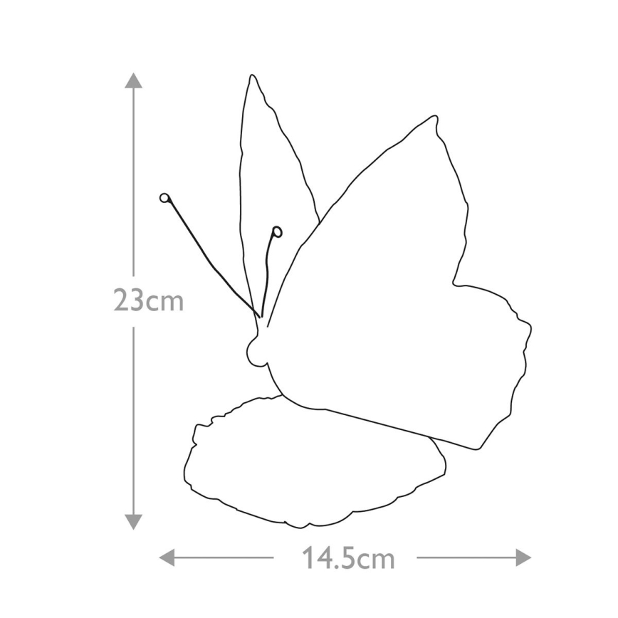 Elstead QZ-OBUTTERFLY-TL - Iluminação decorativa LED TIFFANY 1xG9/3W/12/230V borboleta
