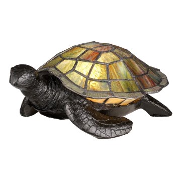 Elstead QZ-SAWBACK-TL - Iluminação decorativa LED TIFFANY 1xG9/3W/12/230V tartaruga