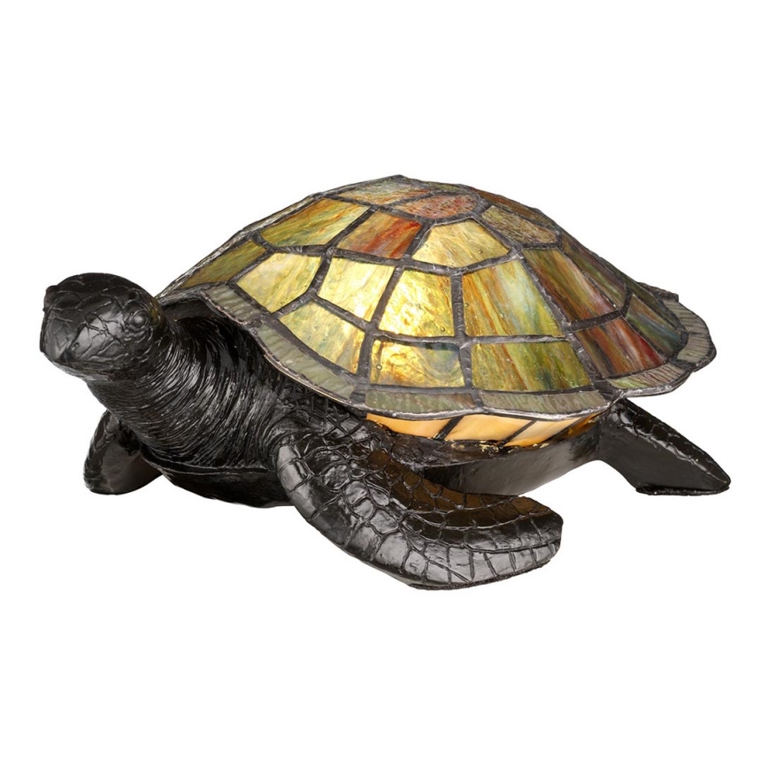 Elstead QZ-SAWBACK-TL - Iluminação decorativa LED TIFFANY 1xG9/3W/12/230V tartaruga