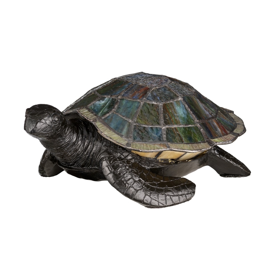 Elstead QZ-SAWBACK-TL - Iluminação decorativa LED TIFFANY 1xG9/3W/12/230V tartaruga