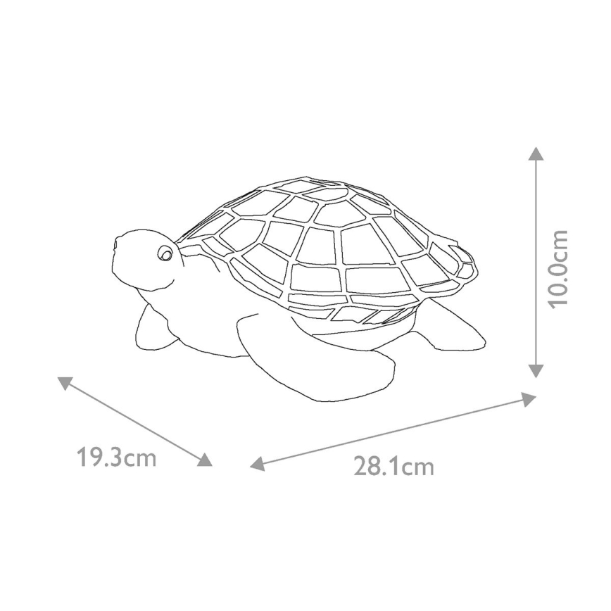 Elstead QZ-SAWBACK-TL - Iluminação decorativa LED TIFFANY 1xG9/3W/12/230V tartaruga