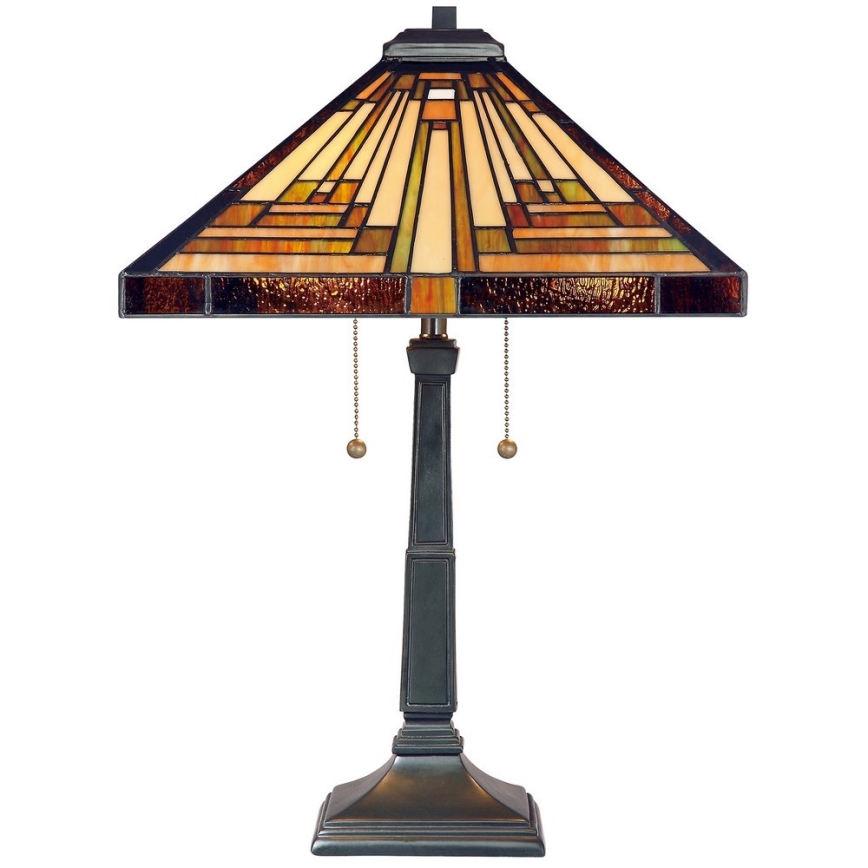 Elstead QZ-STEPHEN-TL - Candeeiro de mesa STEPHEN 2xE27/60W/230V