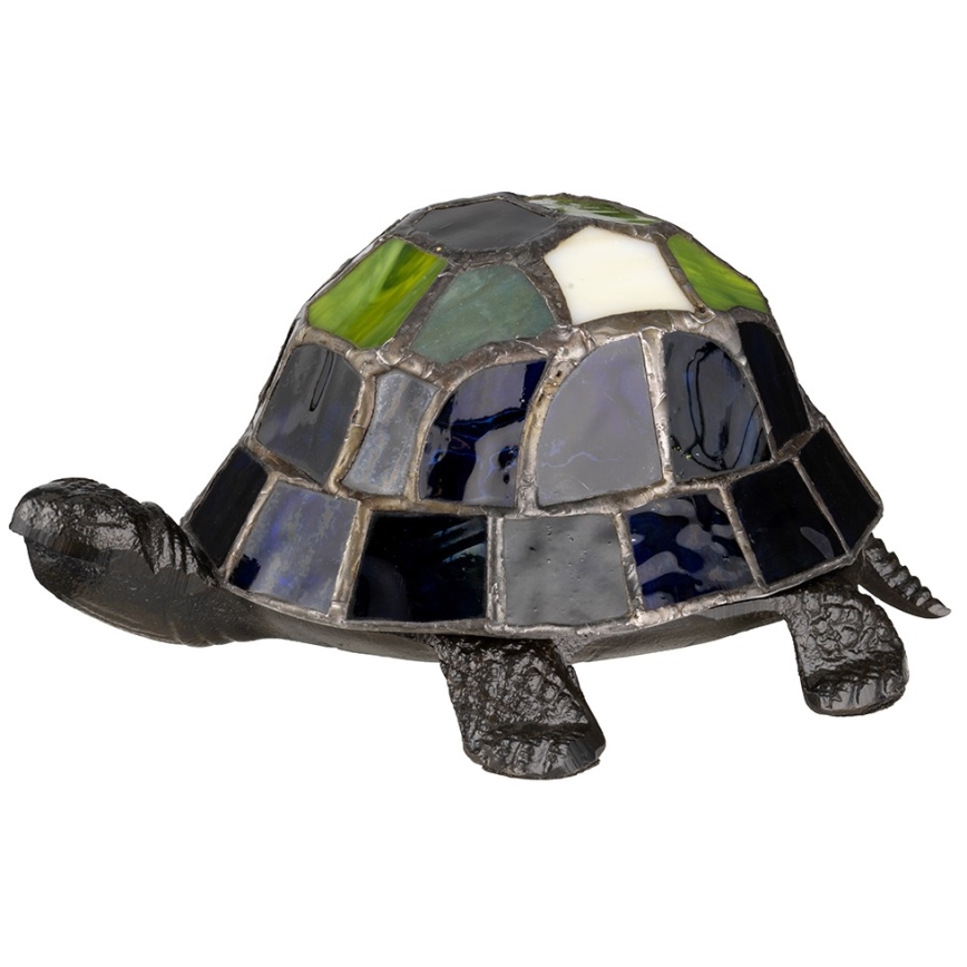 Elstead QZ-TORTOISE-TL - Iluminação decorativa LED TIFFANY LED/3xAAA tartaruga