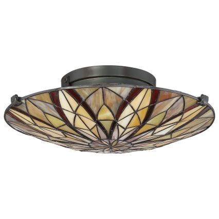 Elstead QZ-VICTORY-SF - Iluminação de teto VICTORY 2xE27/60W/230V