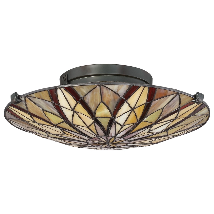 Elstead QZ-VICTORY-SF - Iluminação de teto VICTORY 2xE27/60W/230V