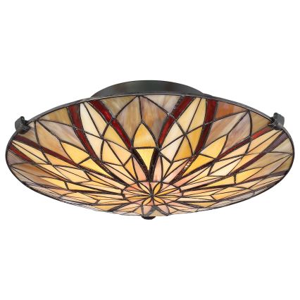 Elstead QZ-VICTORY-SF - Iluminação de teto VICTORY 2xE27/60W/230V