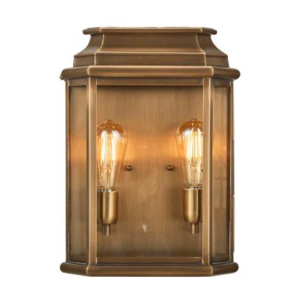 Elstead - Iluminação de parede exterior ST MARTINS 2xE27/60W/230V IP44 cobre
