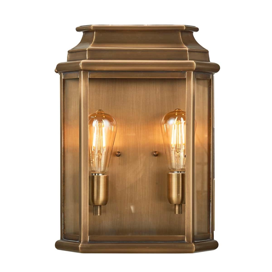 Elstead - Iluminação de parede exterior ST MARTINS 2xE27/60W/230V IP44 cobre