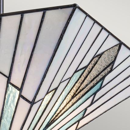 Elstead - Lustre Tiffany ALDERLEY com haste 2xE27/60W/230V