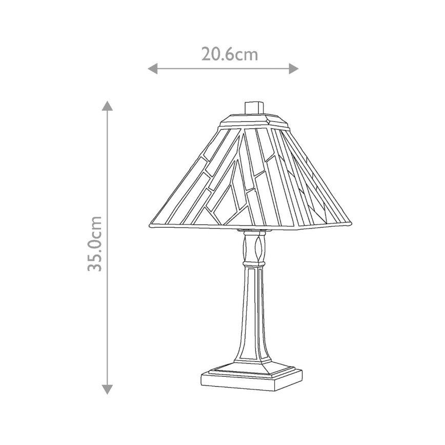 Elstead - Candeeiro de mesa ALDERLEY 1xE14/40W/230V 35 cm