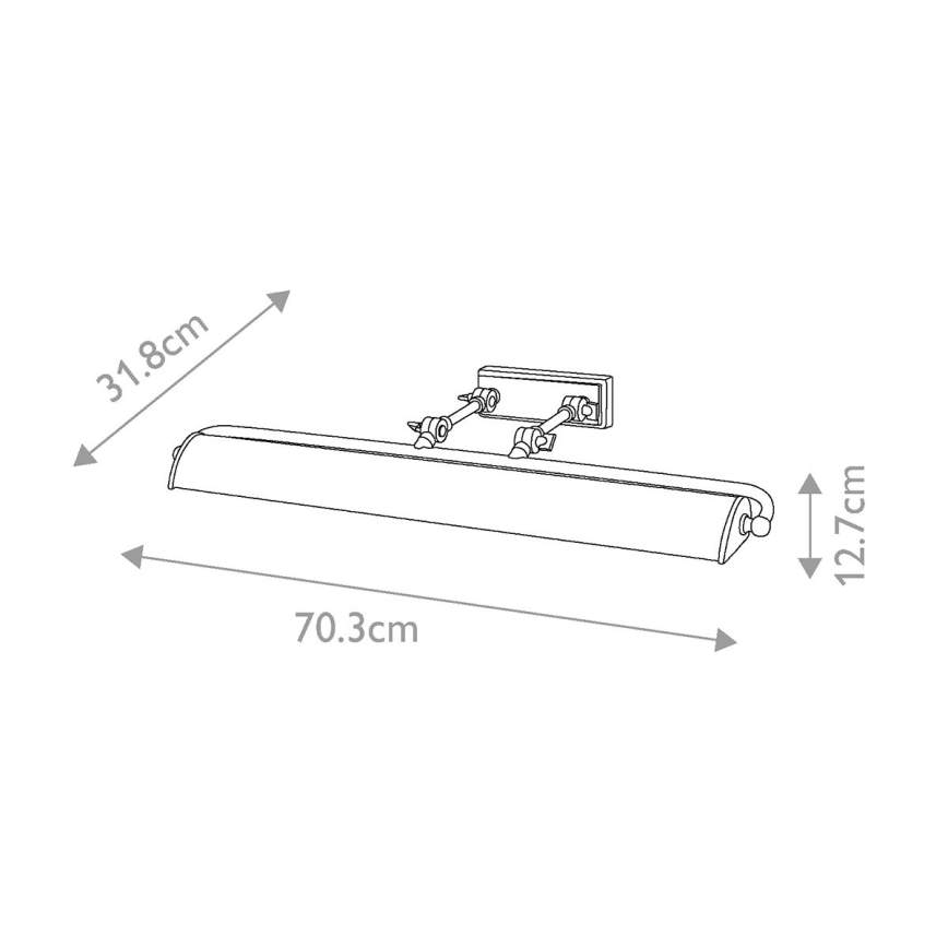 Elstead -Iluminação de ilustração WINCHFIELD 4xE14/40W/230V mármore