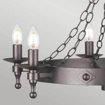 Elstead - Candeeiro suspenso WARWICK 6xE14/60W/230V
