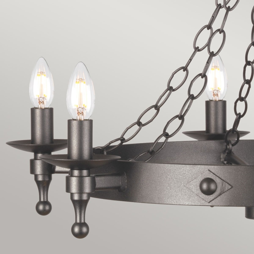 Elstead - Candeeiro suspenso WARWICK 6xE14/60W/230V
