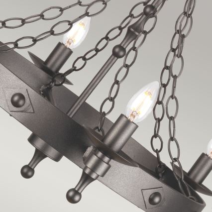 Elstead - Candeeiro suspenso WARWICK 6xE14/60W/230V